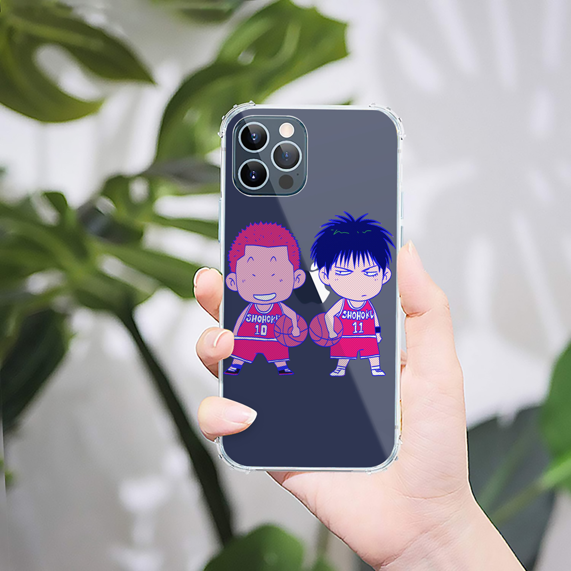 （画像用） SLAM DUNK／スラムダンク 【iPhone 12シリーズ対応】透明スマホケース（クリアソフトケース）